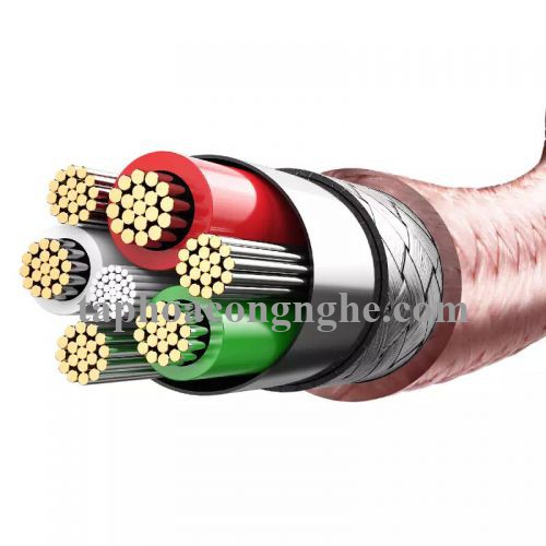 Ugreen 40697 0.5M màu Hồng Cáp Lightning sạc + truyền dữ liệu cho iPhone US199 30040697